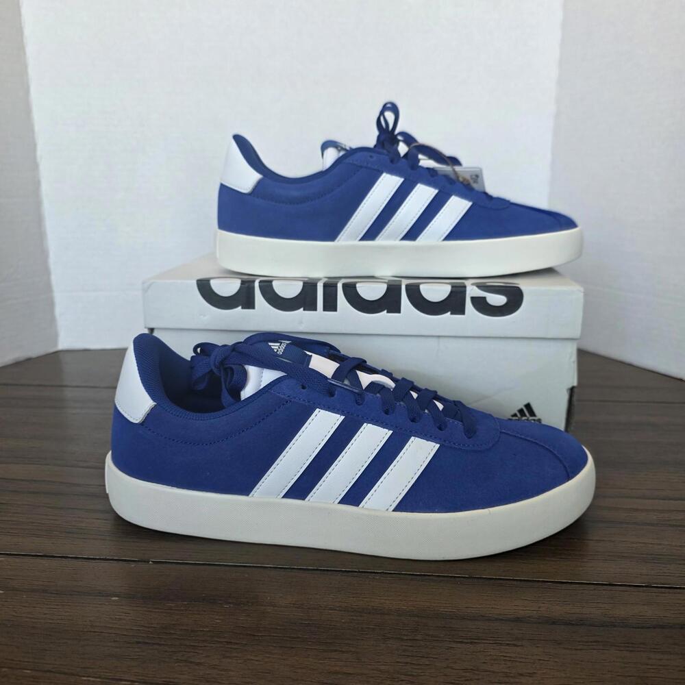 Adidas VL Court 3.0 Casual Sneakers Royal Blue Men's Sz 9 NIB
